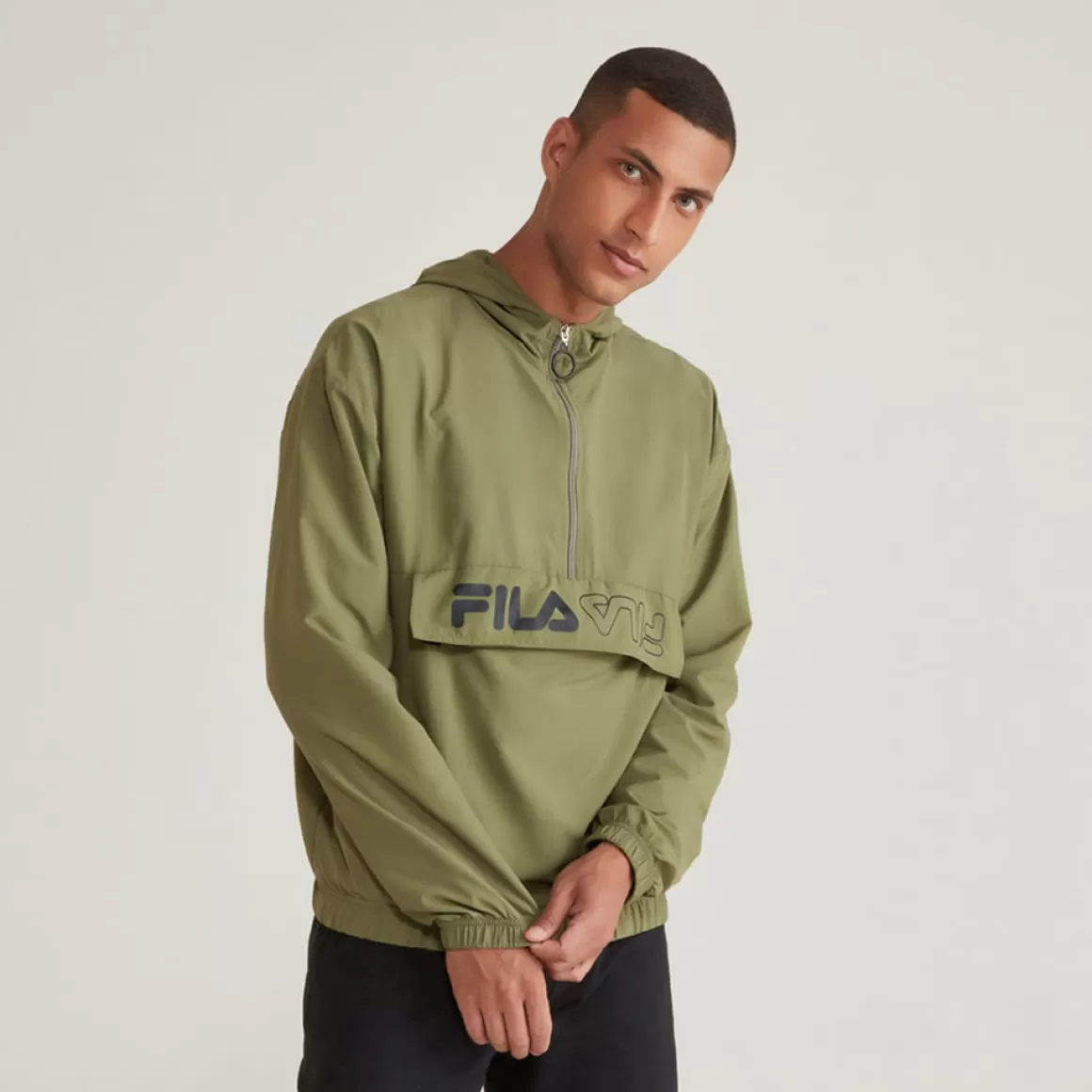 FILA Jaqueta Anorak Masculina - * Moletons, jaquetas e casacos