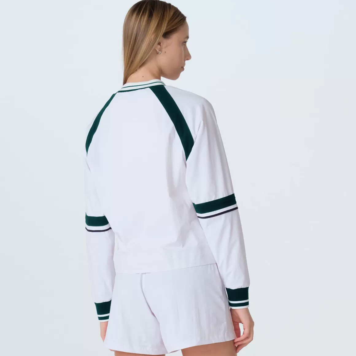 FILA Jaqueta Branca Vintage Feminina Tennis Club - * Heritage | Respirabilidade
