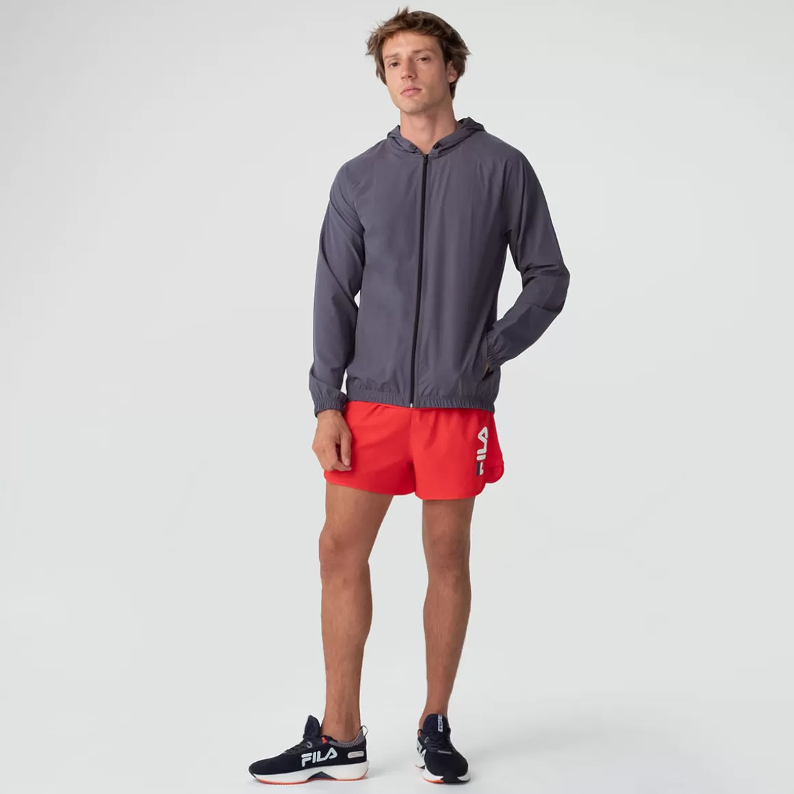 FILA Jaqueta Corta Vento Basic Run Masculino - * Caminhada e corrida | Caminhada e corrida