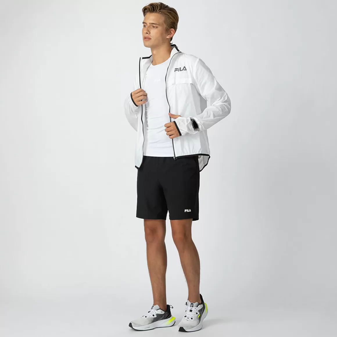 FILA Jaqueta Corta Vento Lightness Masculino - * Academia e treino | Academia e treino