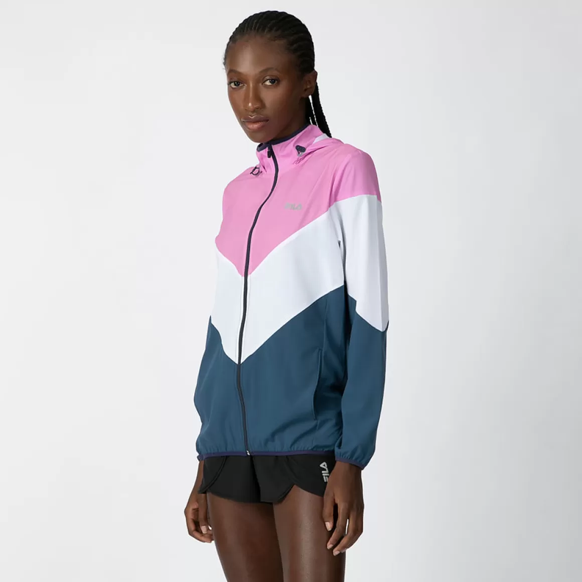 FILA Jaqueta Corta Vento Performance Feminino - * Respirabilidade | Caminhada e corrida