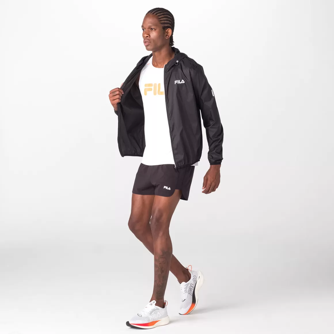 FILA Jaqueta Corta Vento Racer Run Masculino - * Caminhada e corrida | Caminhada e corrida