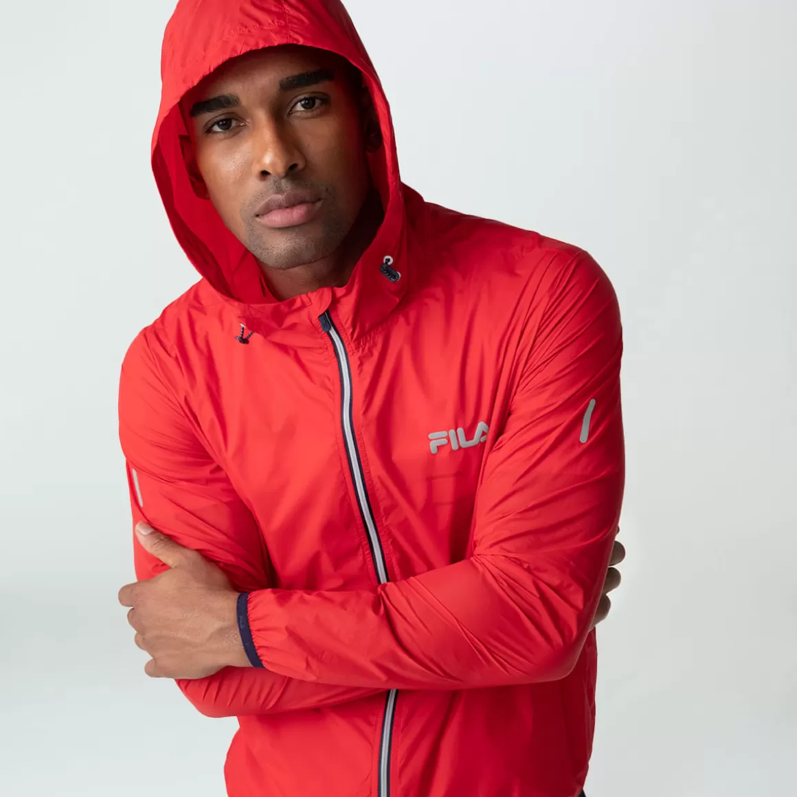 FILA Jaqueta Corta Vento Racer Run Masculino - * Caminhada e corrida | Caminhada e corrida