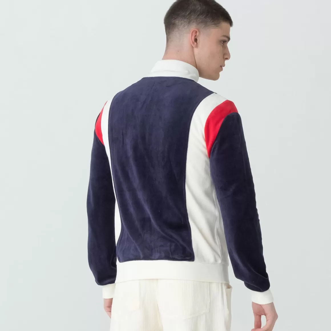 FILA Jaqueta De Veludo Masculina Floyd Marinho - * Heritage | Moletons, jaquetas e casacos