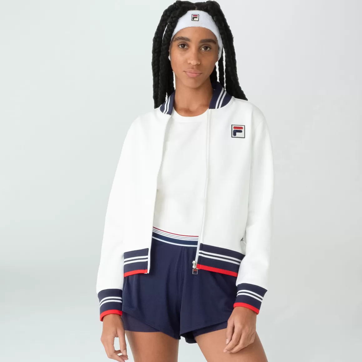 FILA Jaqueta Feminina Branca Tennis Game - * Tennis | FILA Tennis