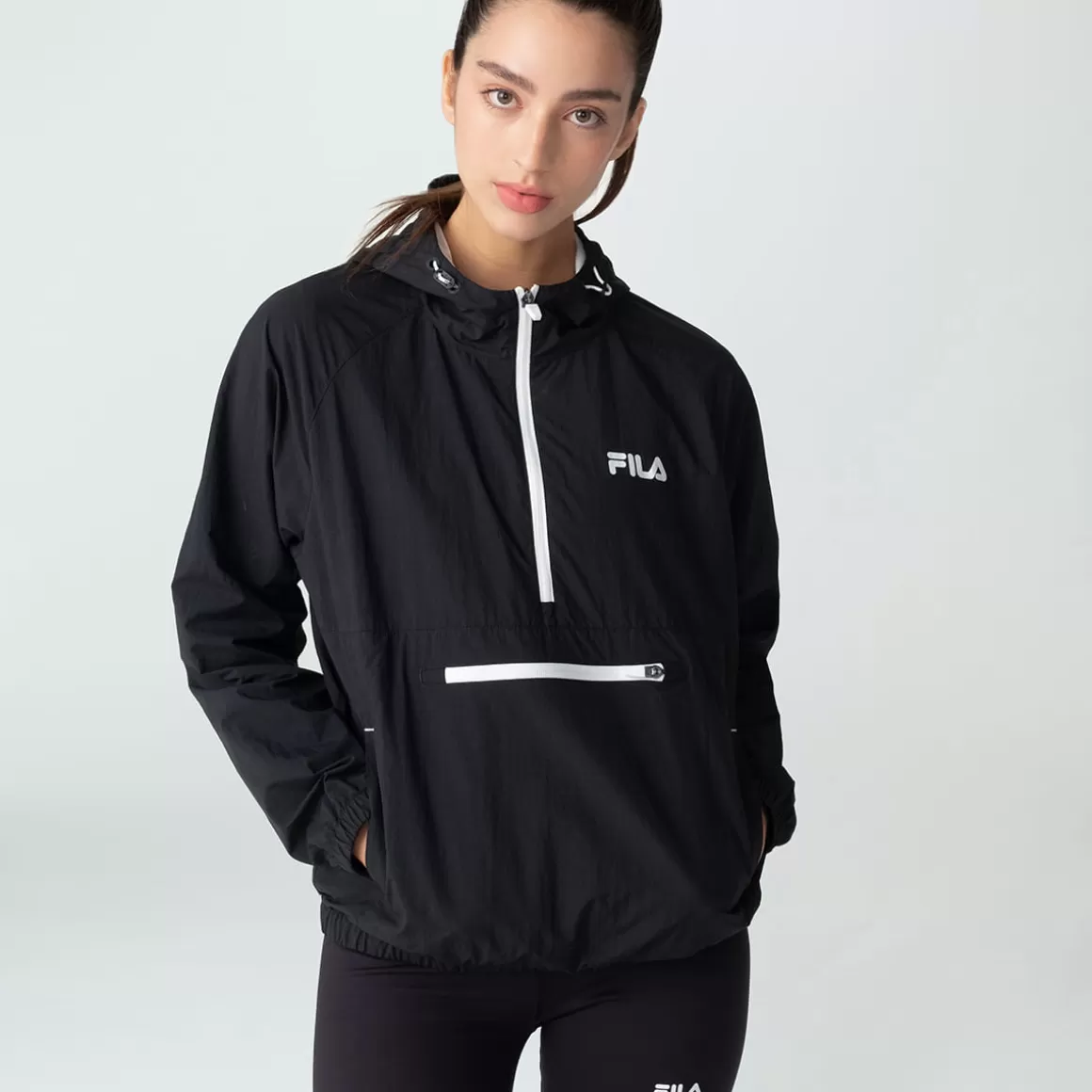 FILA Jaqueta Anorak Train Feminina - * Academia e treino | Moletons, casacos e jaquetas