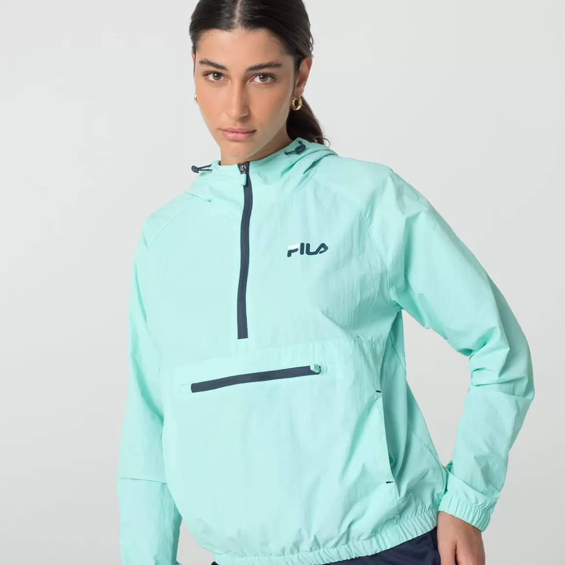 FILA Jaqueta Anorak Train Feminina - * Academia e treino | Moletons, casacos e jaquetas