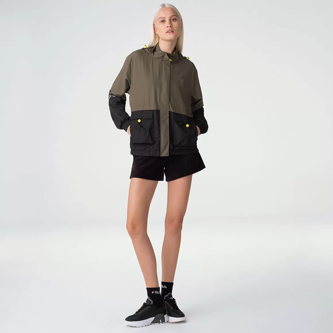 FILA Jaqueta Block Colors Feminina - * Moletons, casacos e jaquetas