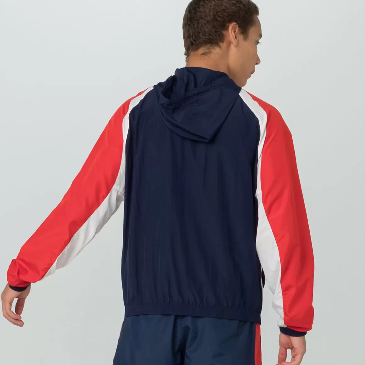 FILA Jaqueta Color Block Letter Masculina - * Moletons, jaquetas e casacos