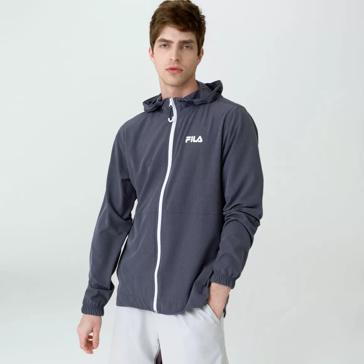 FILA Jaqueta Sport Blend Masculina - * Academia e treino | Moletons, jaquetas e casacos