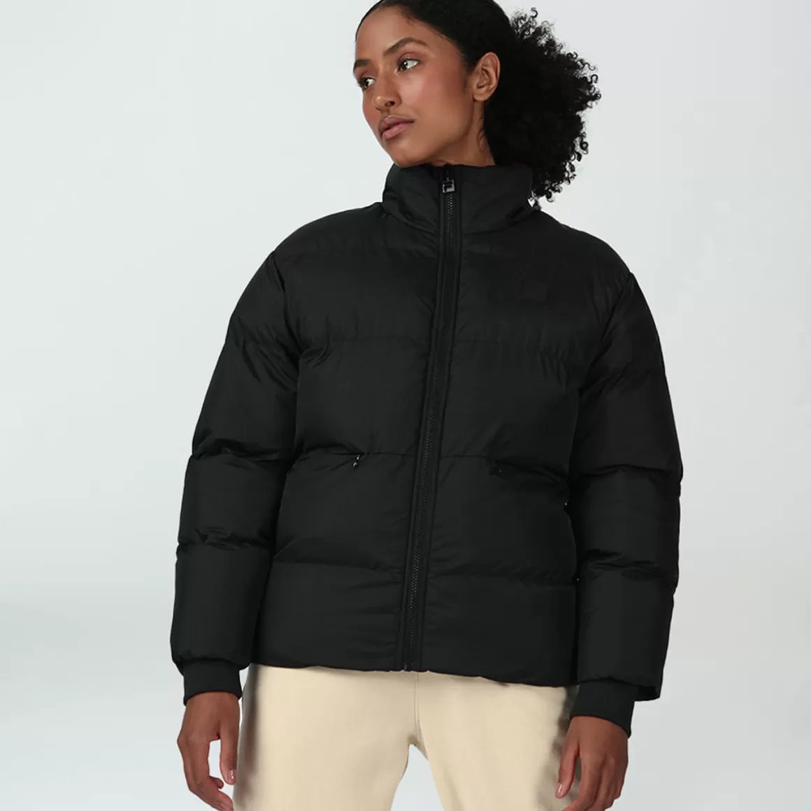 FILA Jaqueta Puffer Feminina Round Preto - * Moletons, casacos e jaquetas