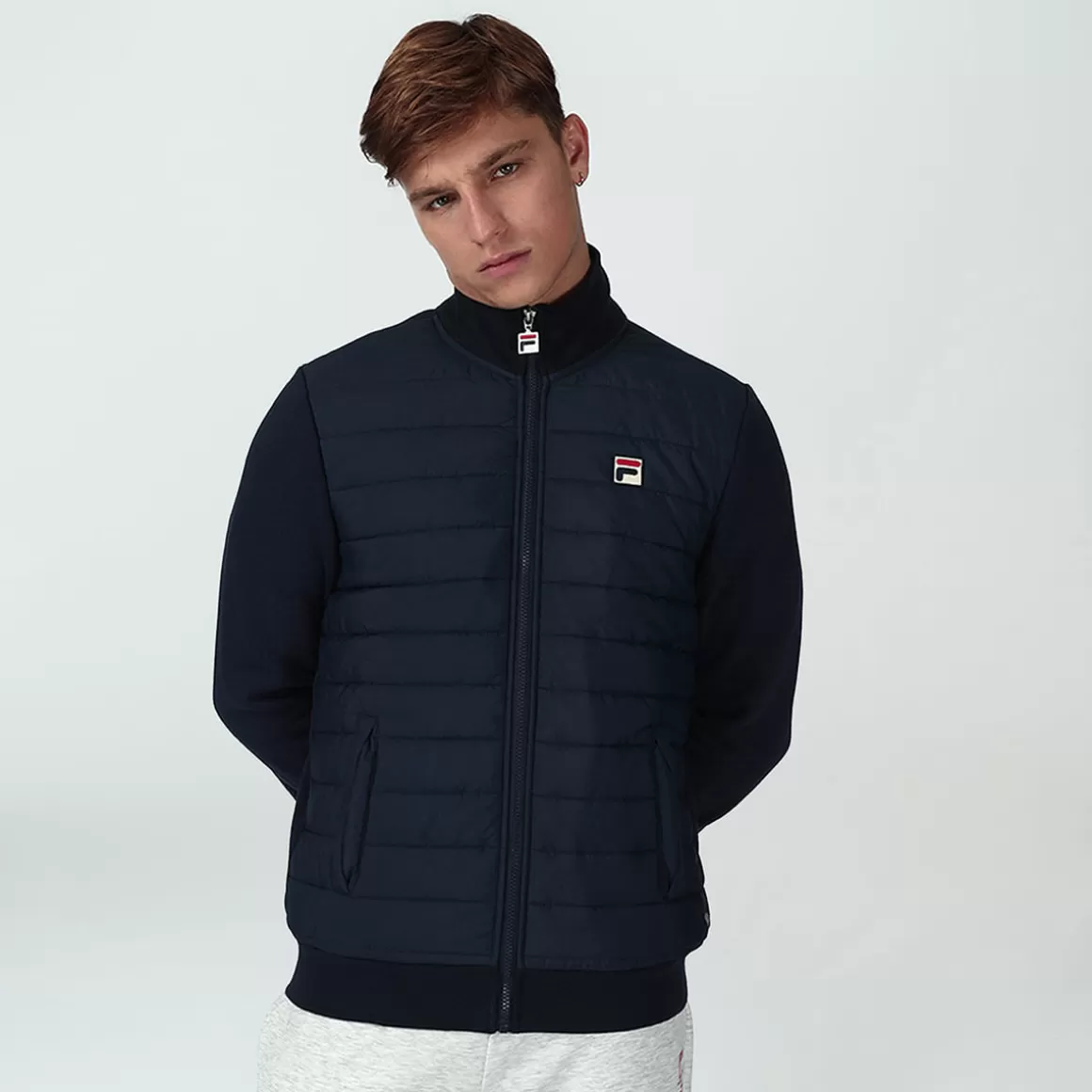 FILA Jaqueta Puffer Masculina Malachi Marinho - * Heritage | Moletons, jaquetas e casacos