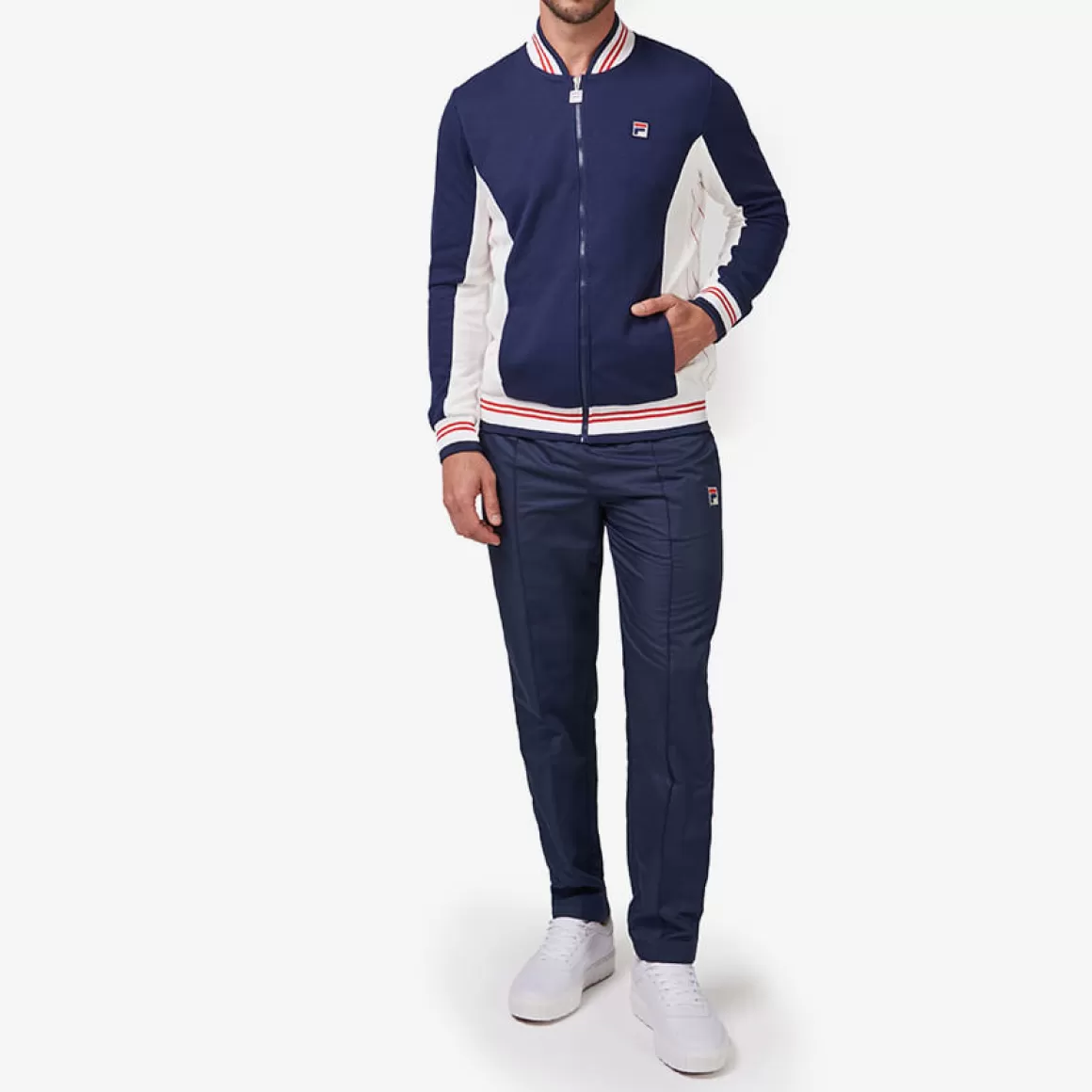 FILA Jaqueta Vintage Masculina Settanta Azul - * Heritage | Moletons, jaquetas e casacos