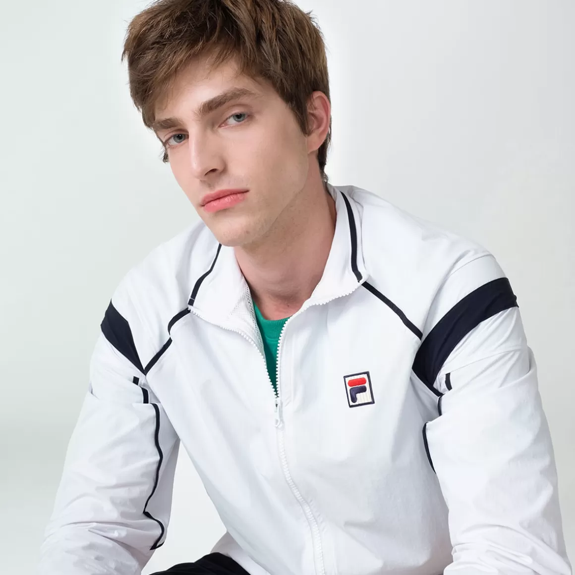 FILA Jaqueta Vintage Masculina Tennis Club Branca - * Heritage | Respirabilidade