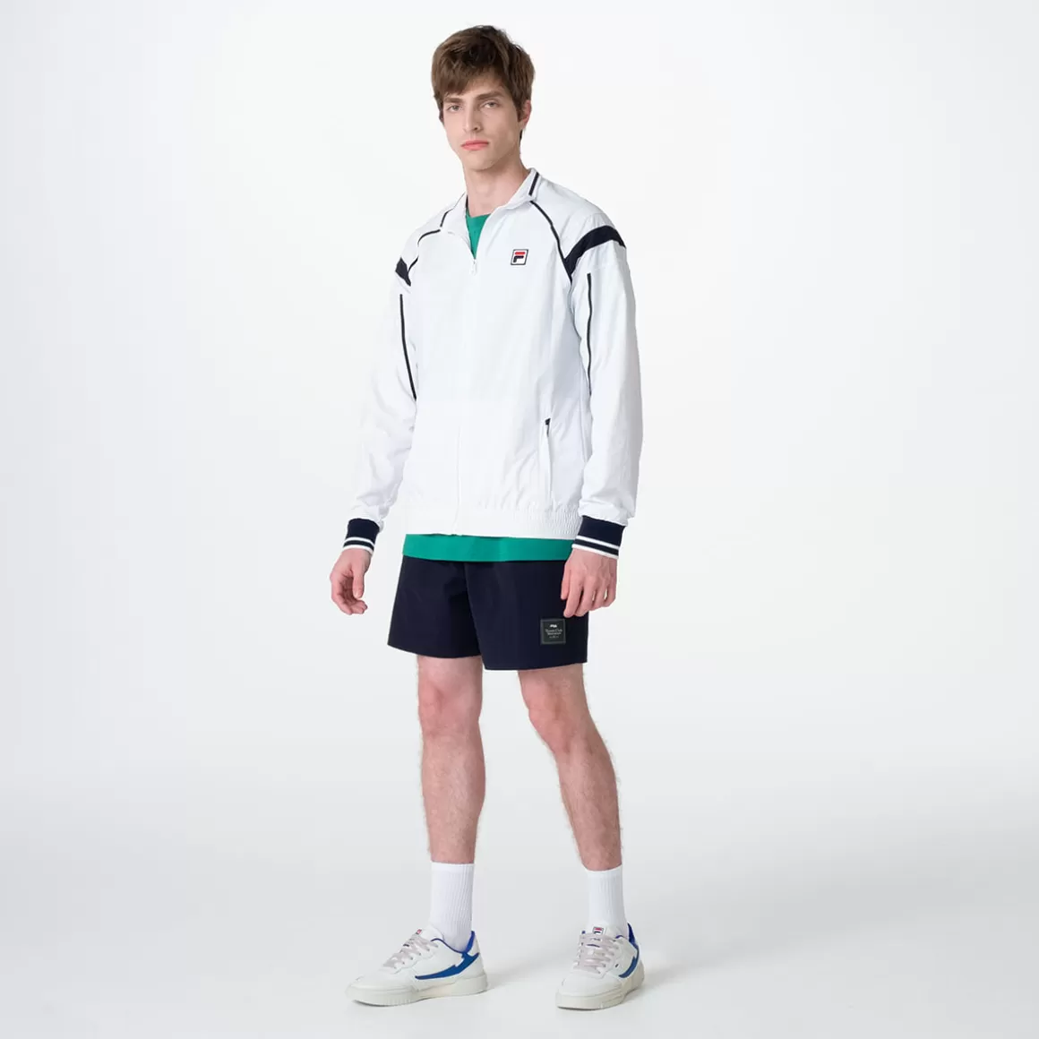 FILA Jaqueta Vintage Masculina Tennis Club Branca - * Heritage | Respirabilidade