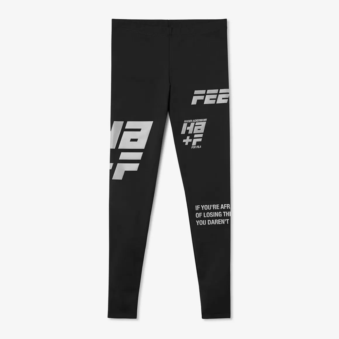 FILA Legging Casual Cropped Unisex Tortona FI X HA Preta - * Heritage | Calças