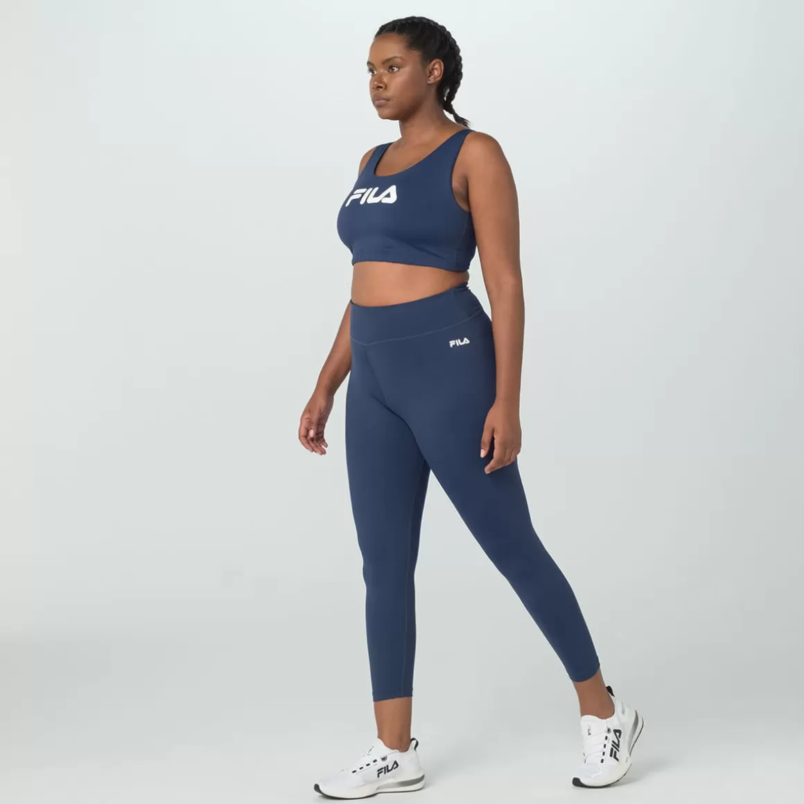 FILA Legging Flat Life Plus Feminina - * Respirabilidade | Roupas com Proteção UV