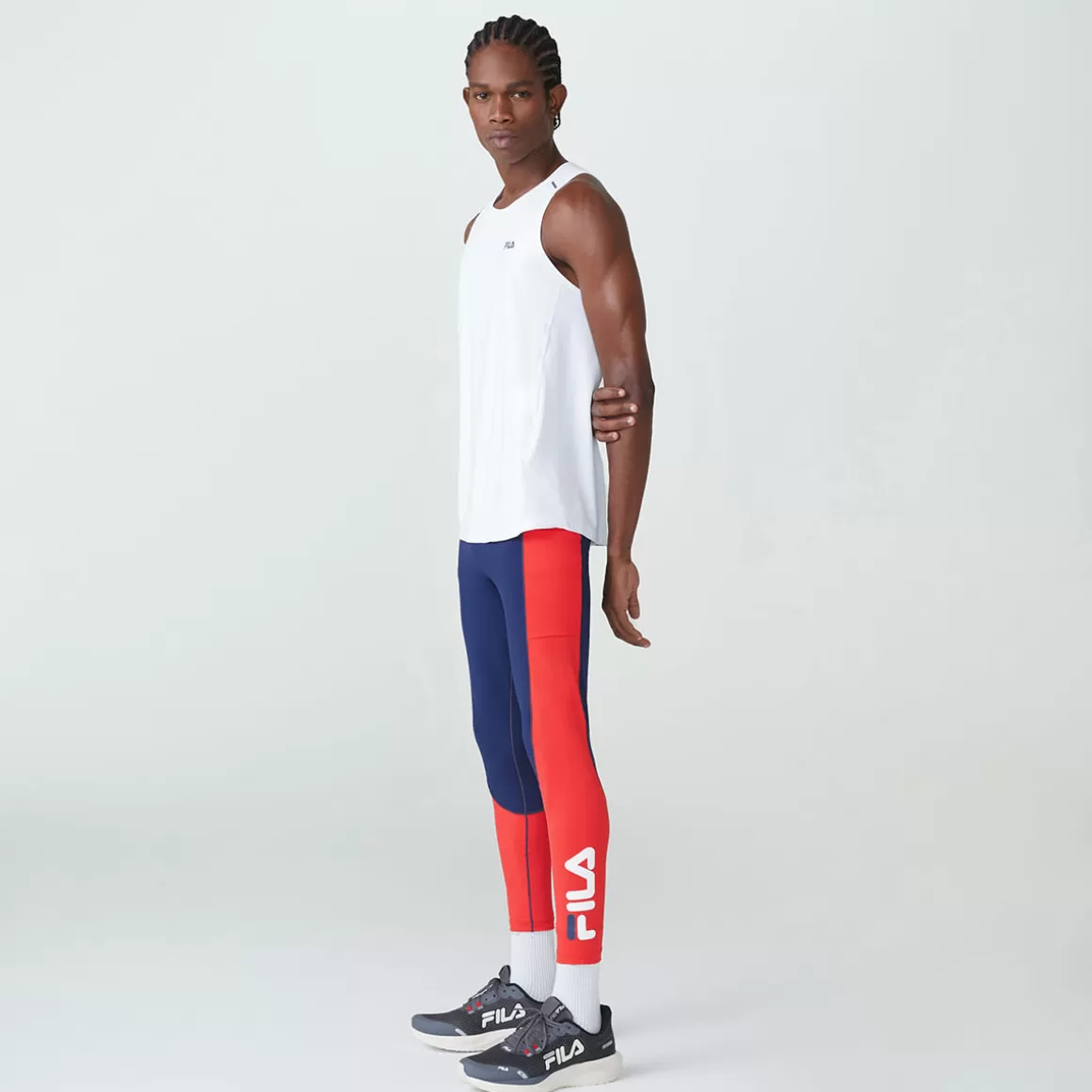 FILA Legging Pró Masculina - * Respirabilidade | Compressão