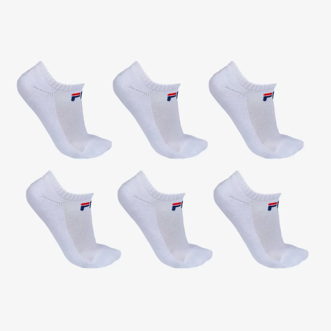 FILA Meia Cano Curto Light 6pack Unisex - * Meias FILA