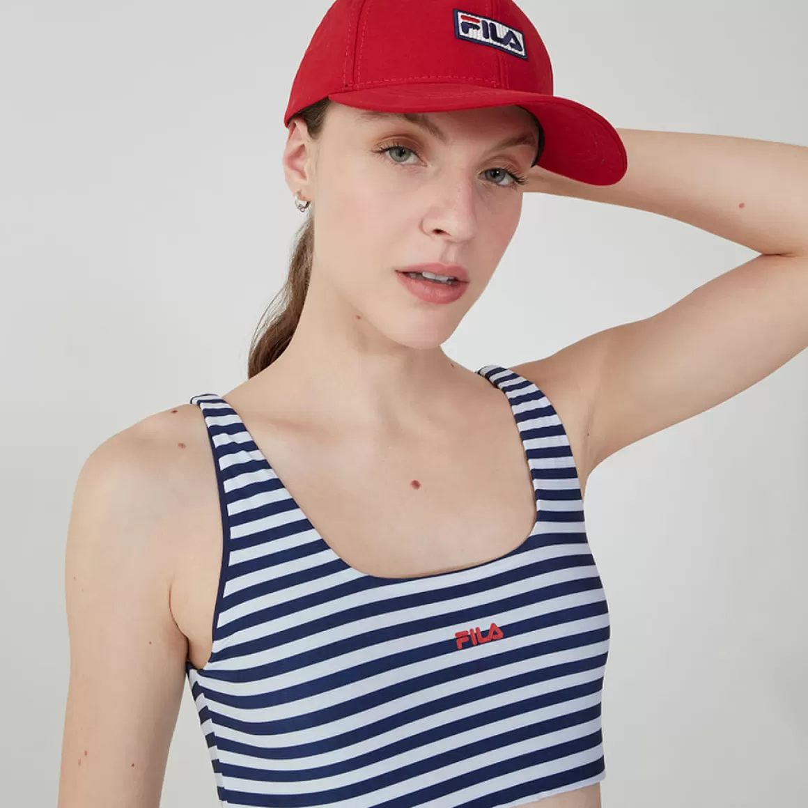 FILA Moda de Verão: Sunquini Top Dupla Face Feminino Dolce Vita - * Anti-odor | Resistente à cloro