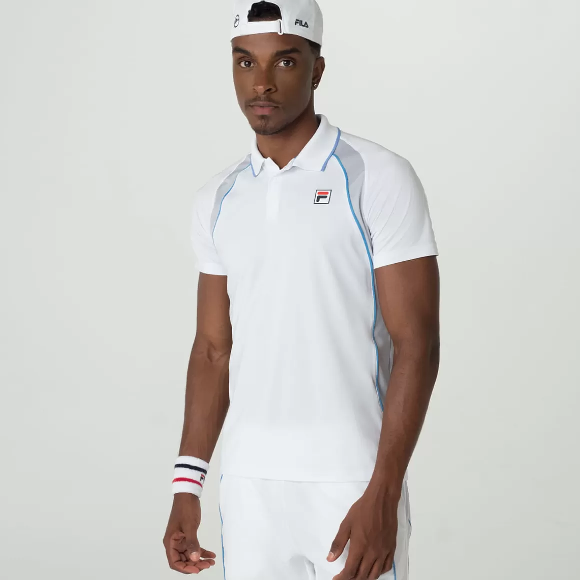 FILA Pólo Backspin Short Sleeve Masculina - * Respirabilidade | Roupas com Proteção UV