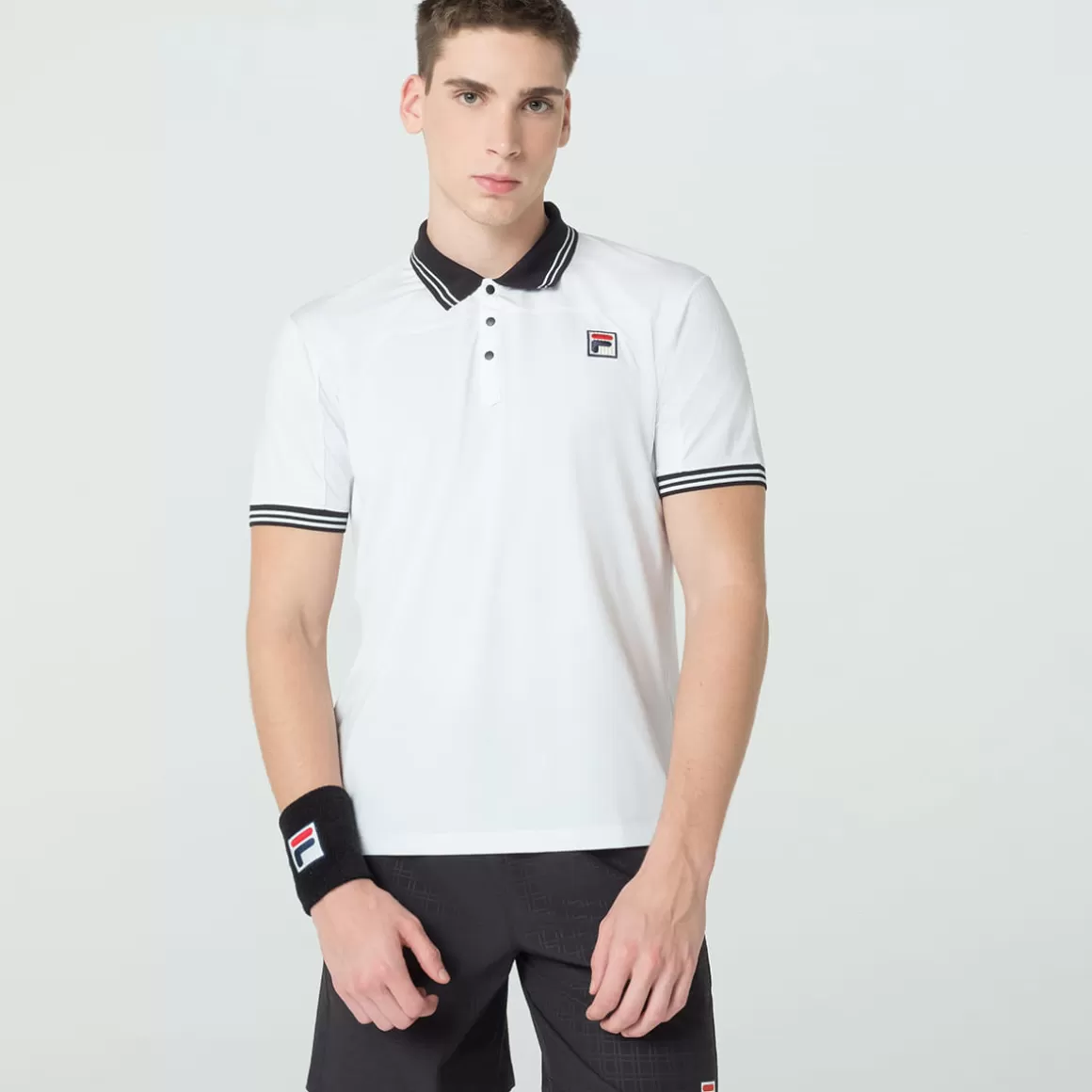 FILA Pólo Classic Masculina - * Respirabilidade | Roupas com Proteção UV