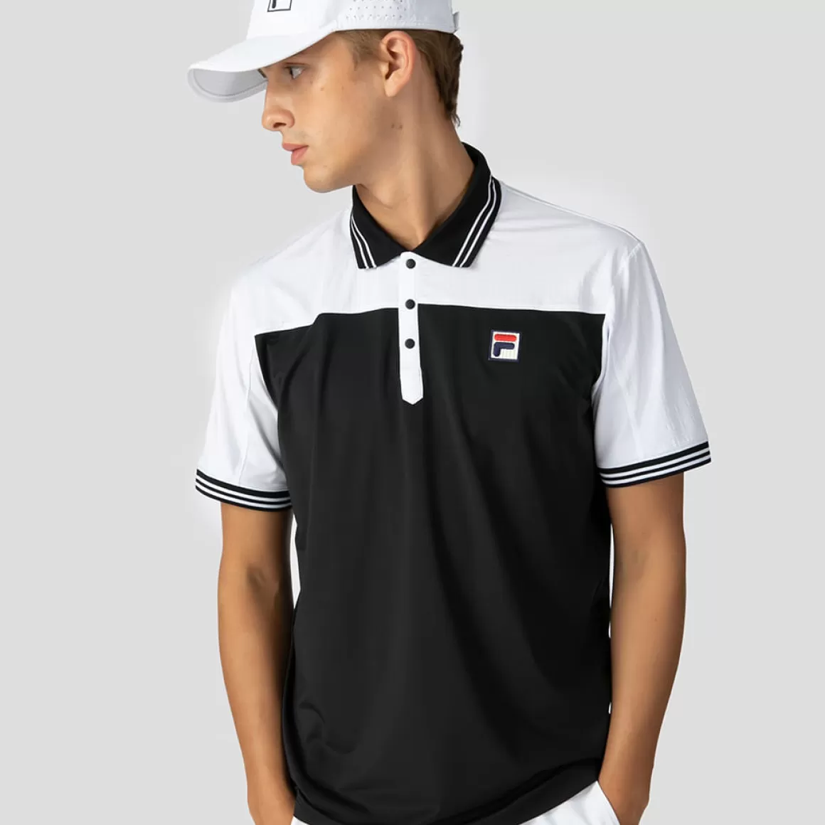 FILA Pólo Classic Masculina - * Roupas com Proteção UV | FILA Tennis