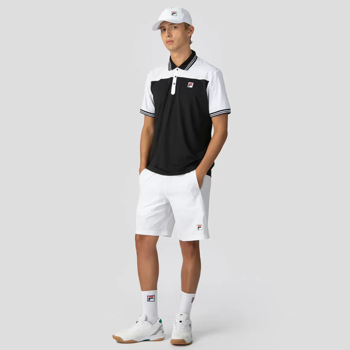 FILA Pólo Classic Masculina - * Roupas com Proteção UV | FILA Tennis