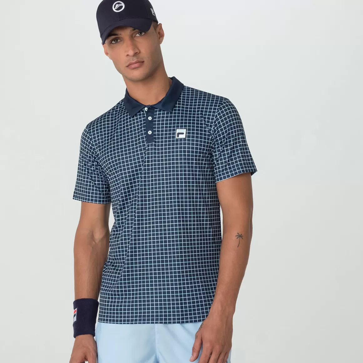 FILA Pólo Tennis Graphics Masculina - * Polos