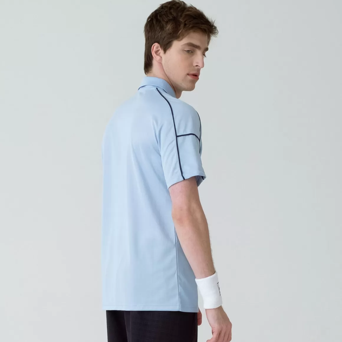 FILA Pólo Tennis Line Masculina - * Respirabilidade | Roupas com Proteção UV