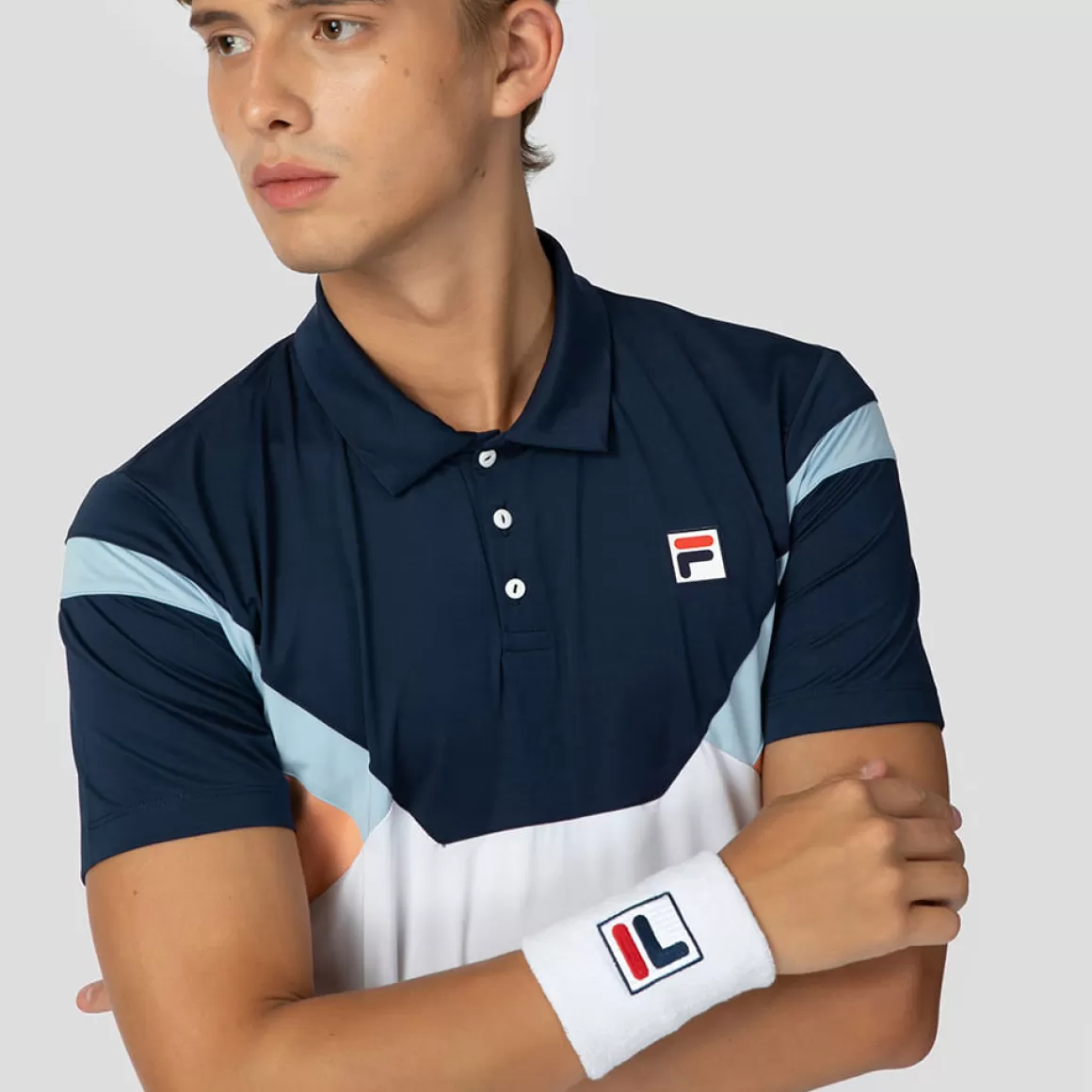 FILA Polo Masculina Australian Open - * Roupas com Proteção UV | Tennis