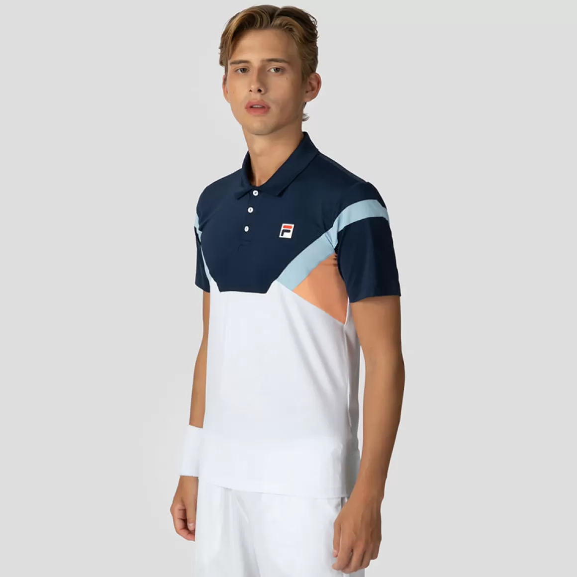 FILA Polo Masculina Australian Open - * Roupas com Proteção UV | Tennis