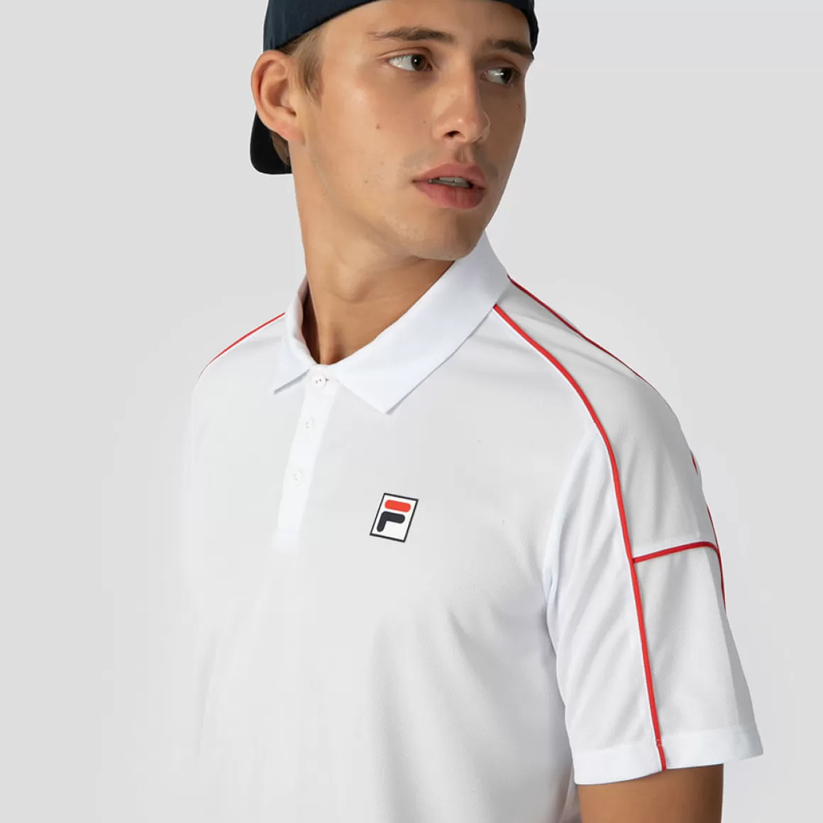 FILA Polo Masculina Tennis Line - * Respirabilidade | Roupas com Proteção UV