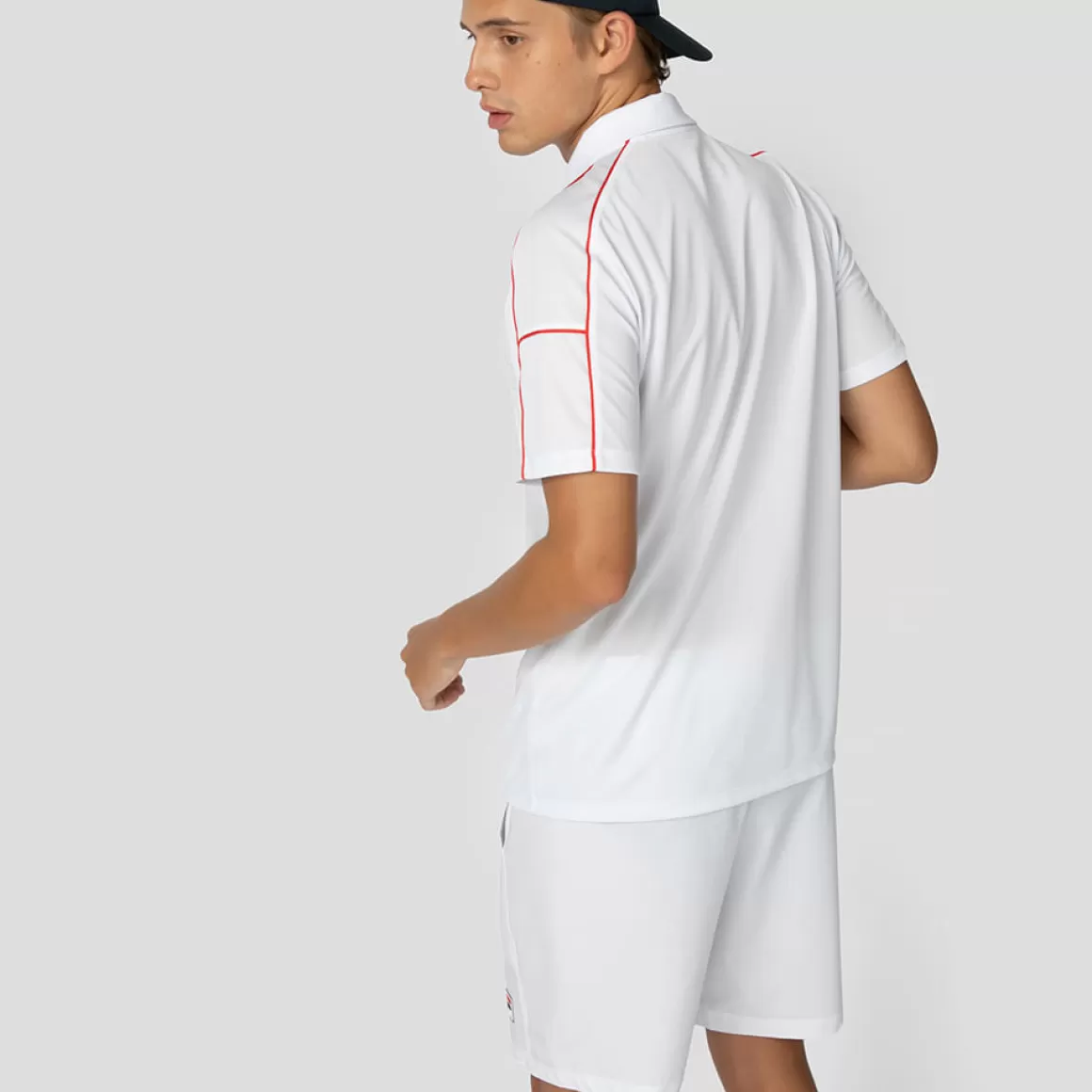 FILA Polo Masculina Tennis Line - * Respirabilidade | Roupas com Proteção UV