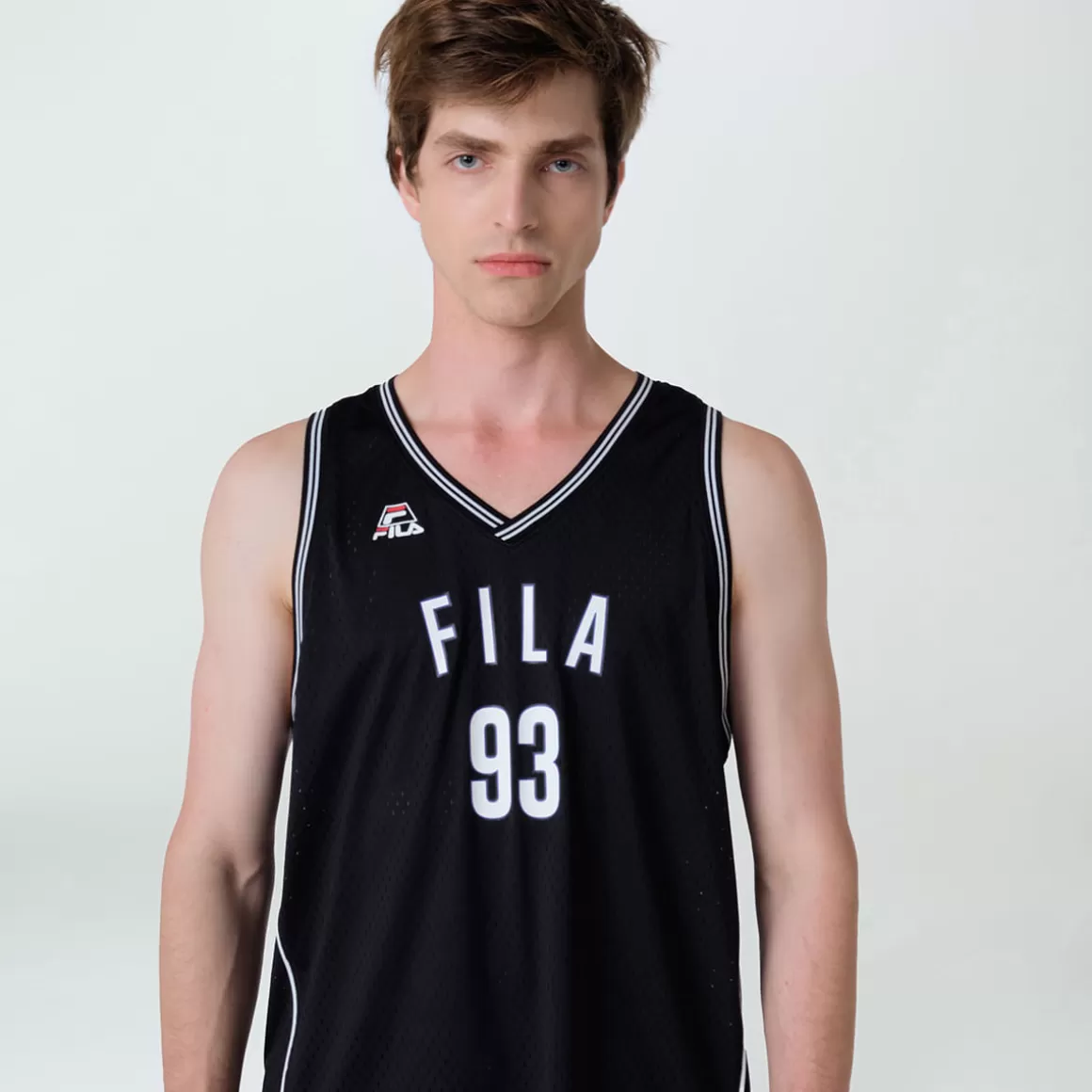 FILA Regata Casual Masculina Hopps Preta - * Heritage | Respirabilidade