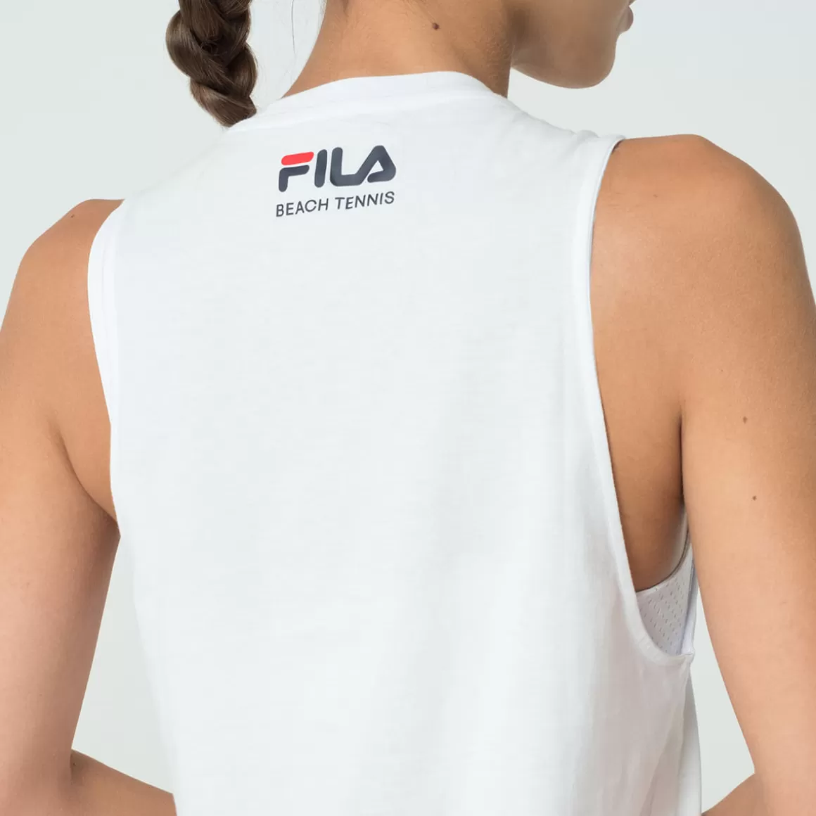 FILA Regata Esportiva Feminina Beach Tennis II Branca - * Beach tennis | Tennis