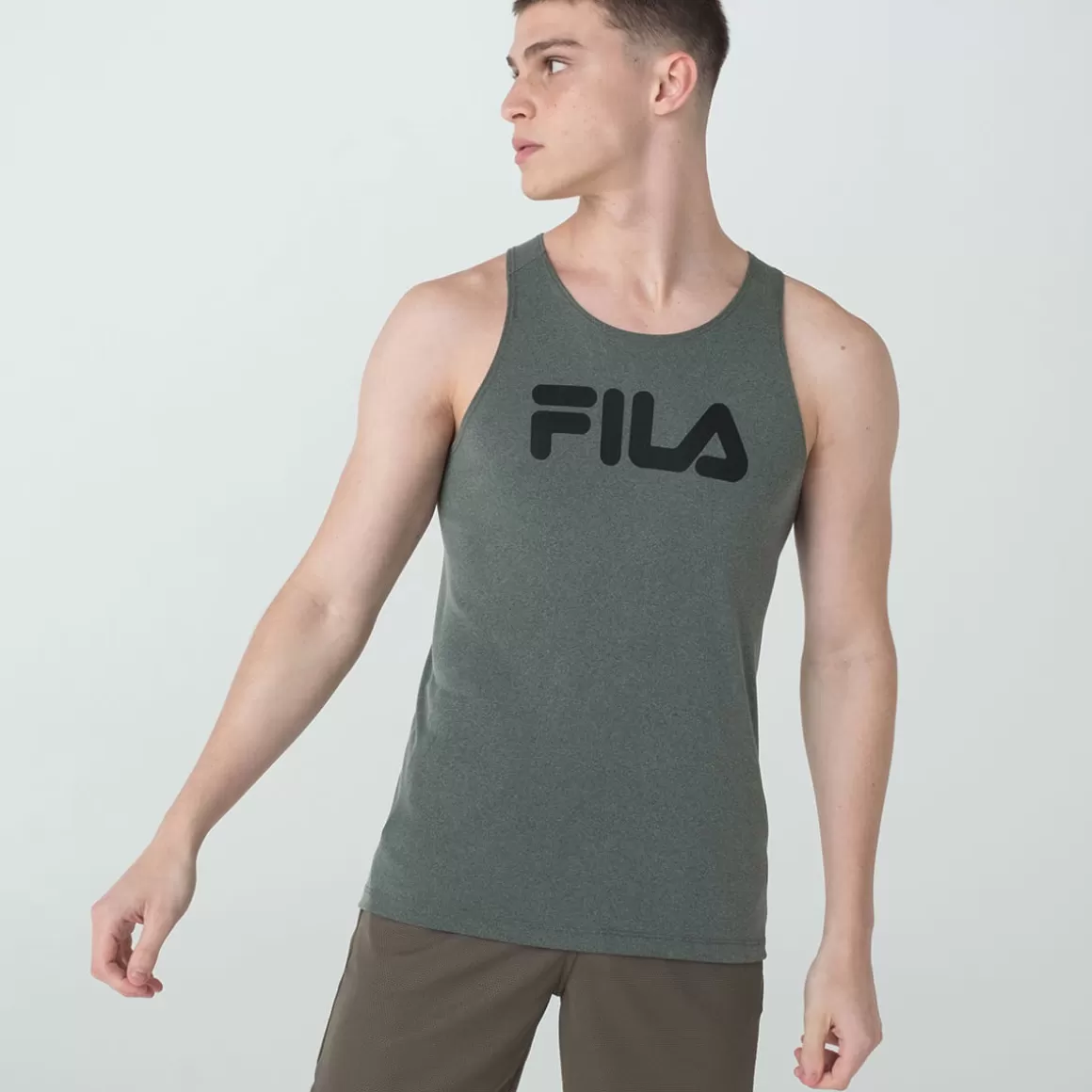 FILA Regata Eclipse Masculina - * Roupas com Proteção UV | Academia e treino