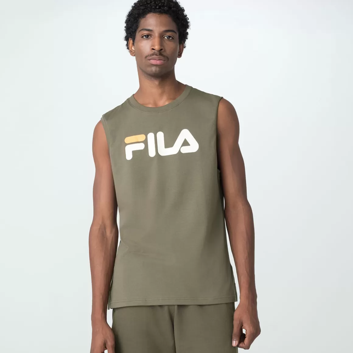 FILA Regata Letter Premium II Masculina - * Camisetas e regatas