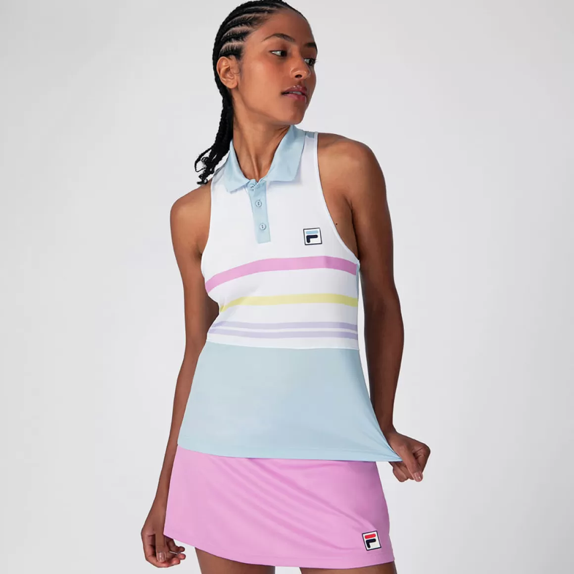 FILA Regata Tennis Game Feminina - * Roupas com Proteção UV | FILA Tennis