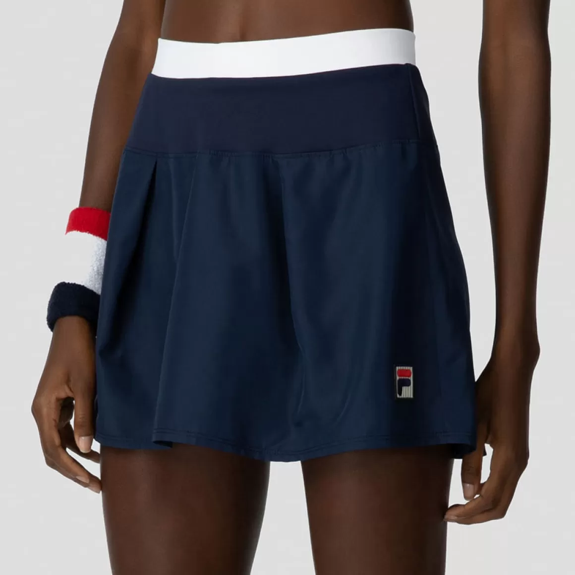 FILA Saia Feminina Marinho Tennis Game Basic - * Respirabilidade | Roupas com Proteção UV