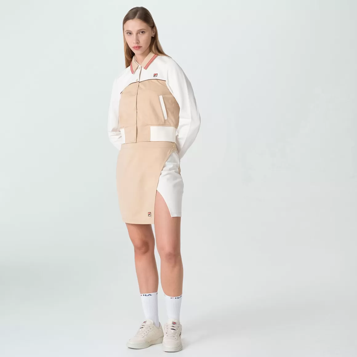 FILA Saia Vintage Feminina Dionne Wrap Creme - * Heritage | Shorts, saias e skorts