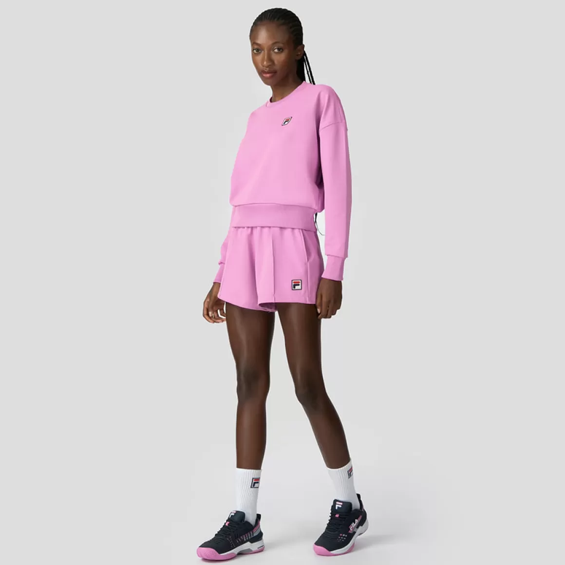 FILA Shorts Casual Feminino Rosa Tennis Club - * FILA Tennis | FILA Tennis