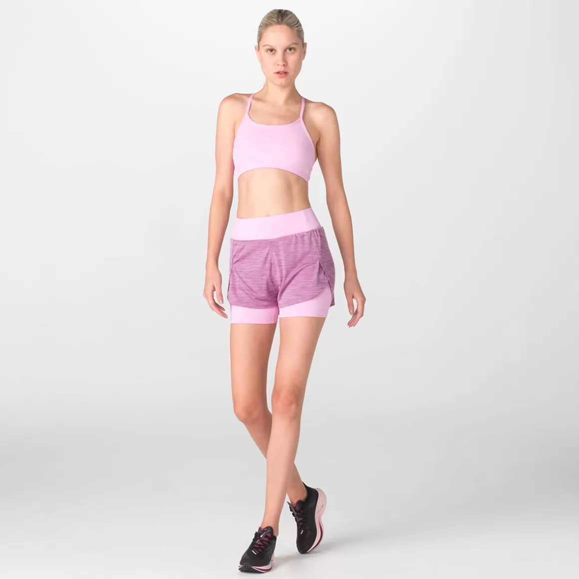 FILA Shorts Basic Train Double Feminino - * Respirabilidade | Academia e treino