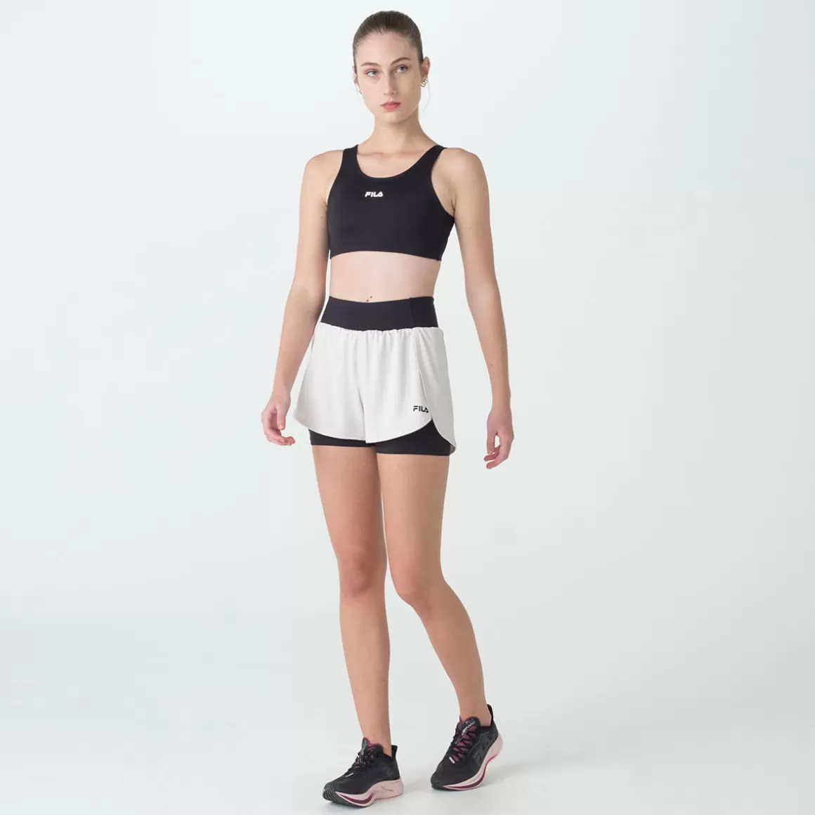 FILA Shorts Basic Train Double Feminino - * Respirabilidade | Academia e treino