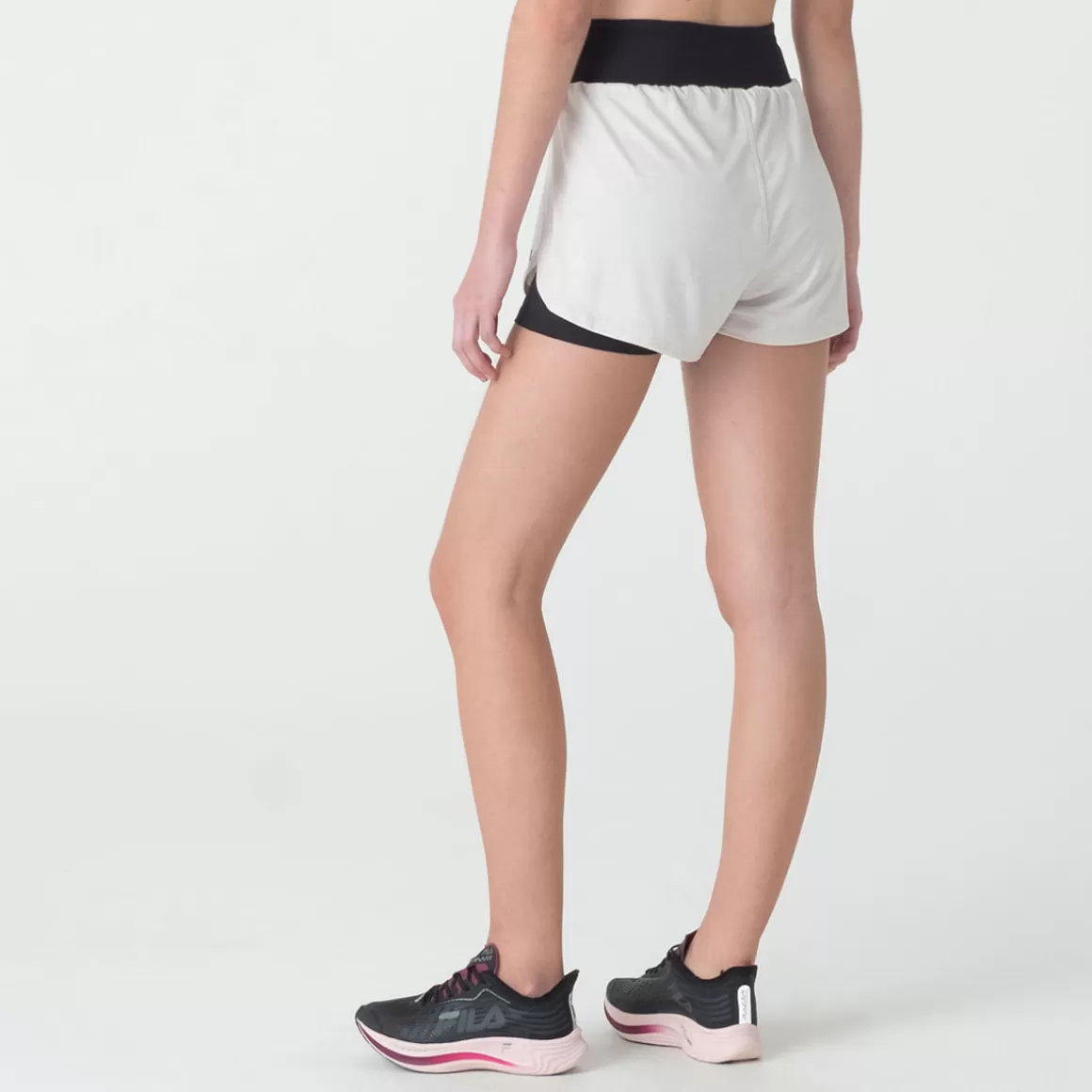 FILA Shorts Basic Train Double Feminino - * Respirabilidade | Academia e treino