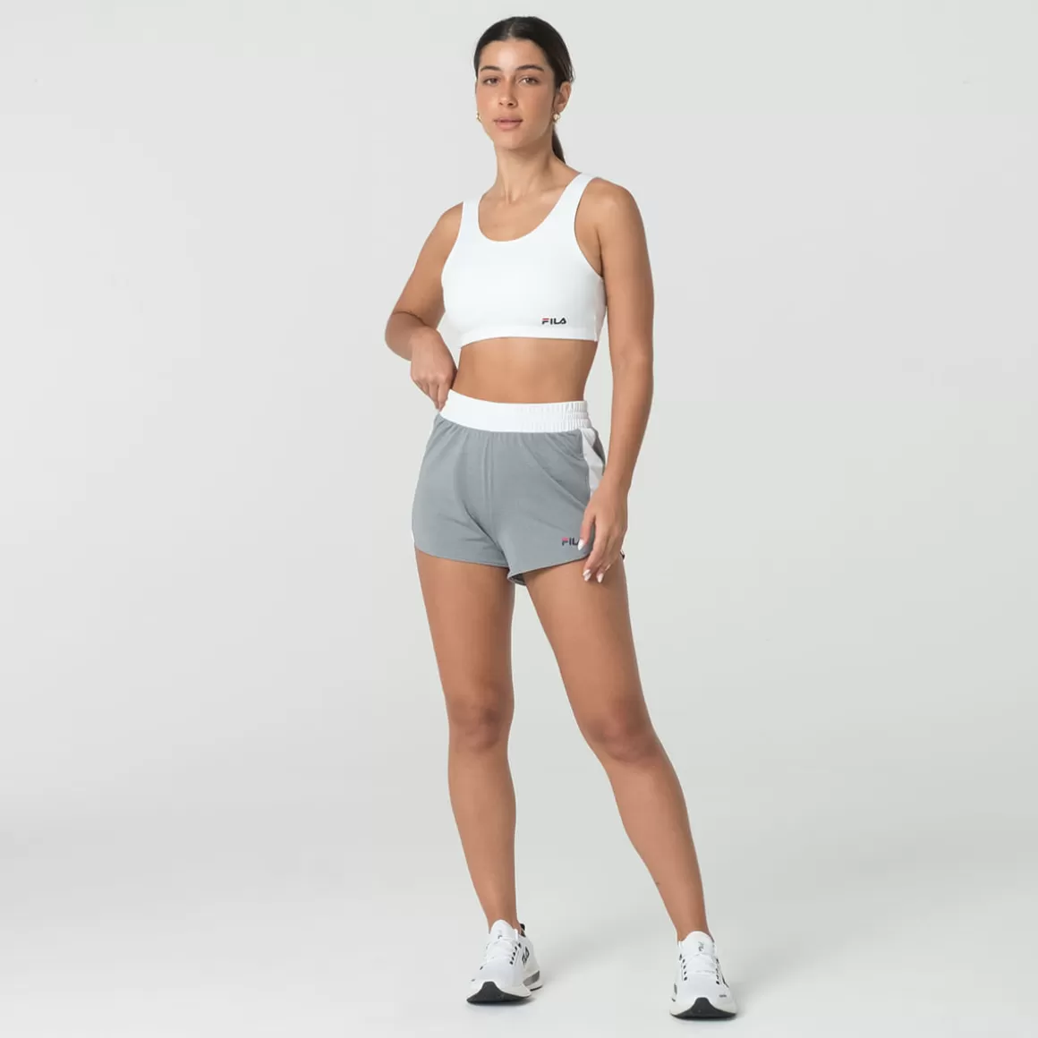 FILA Shorts Block Sports Feminino - * Academia e treino | Academia e treino