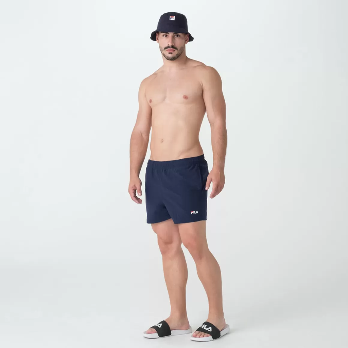 FILA Shorts Essential Masculino - * Respirabilidade | Natação