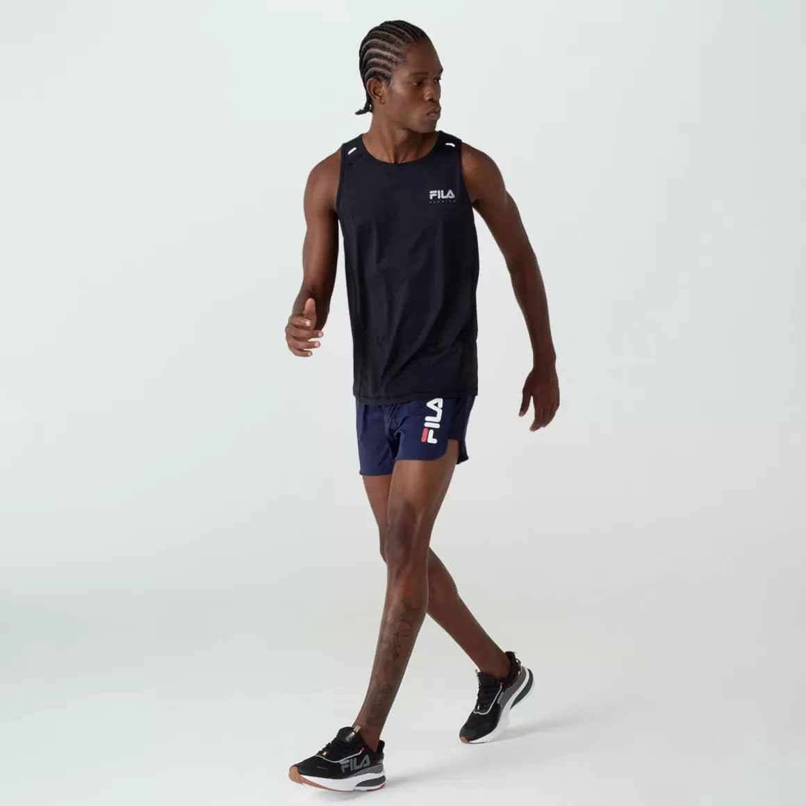 FILA Shorts Performance Curve 3 II Masculino - * Respirabilidade | Caminhada e corrida