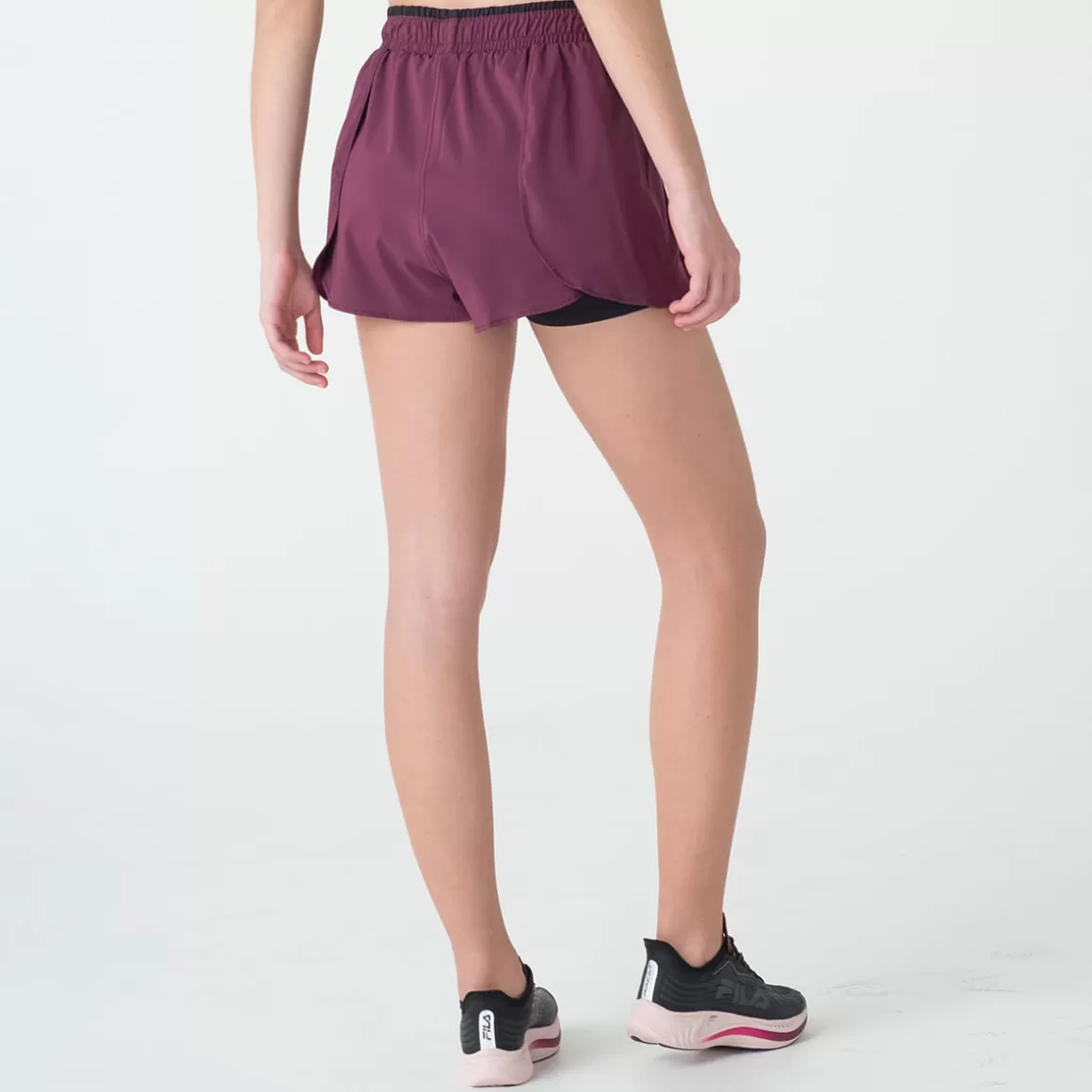 FILA Shorts Performance II Feminino - * Respirabilidade | Caminhada e corrida