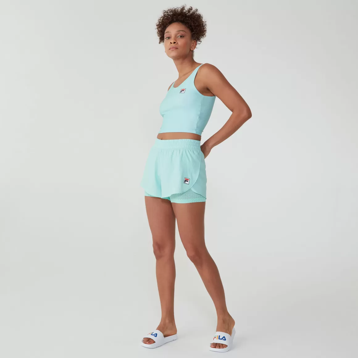 FILA Shorts Sand Duplo Feminino - * Respirabilidade | Beach tennis